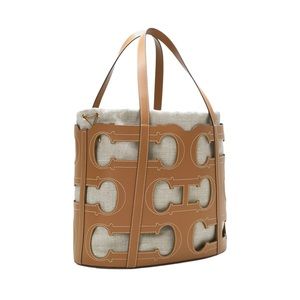 Carolina Herrera Doma Insignia Cut Out Large Shoulder Bag